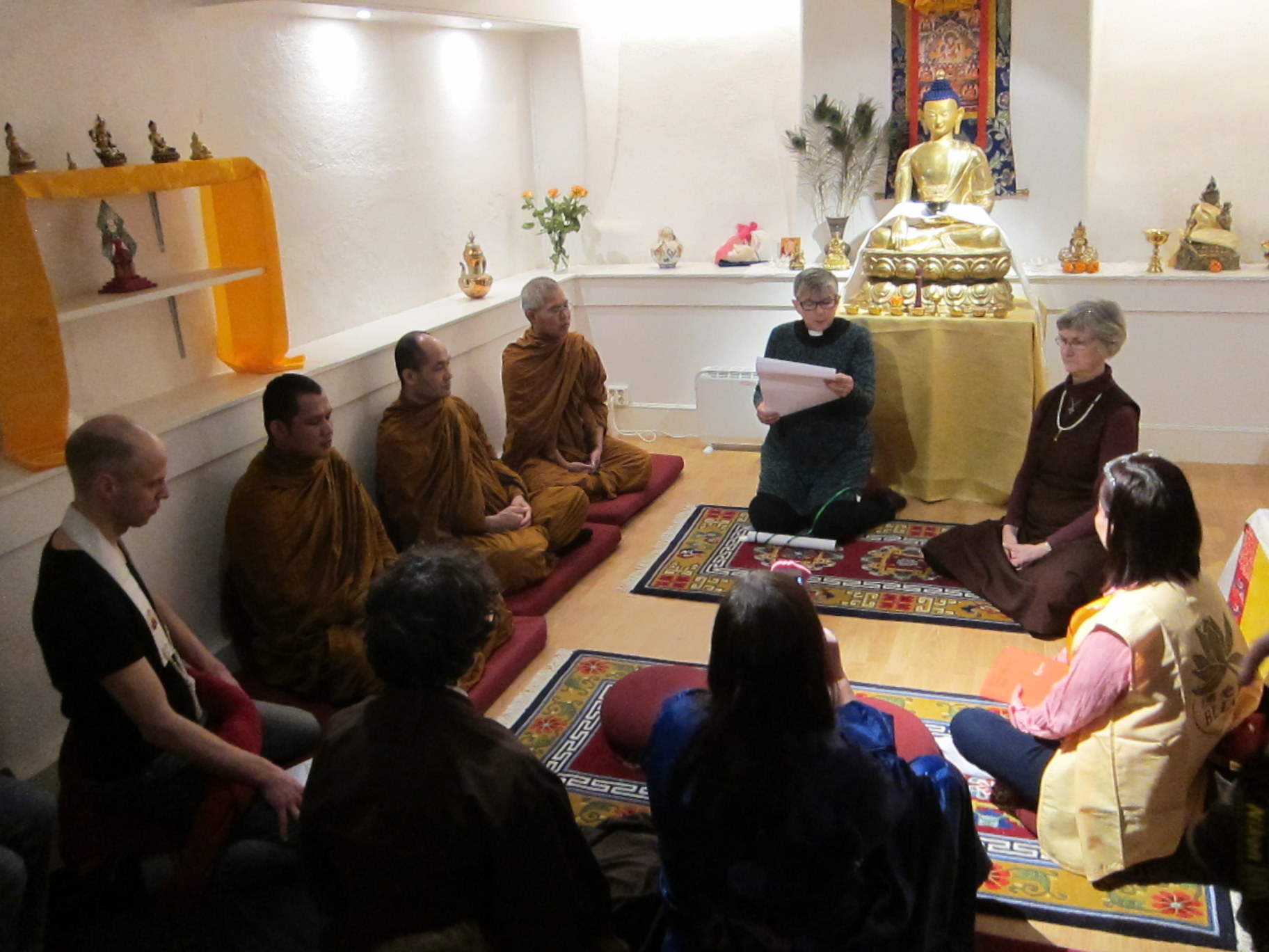 Peace gathering organised by The Buddhist Cooperation Council of Sweden
